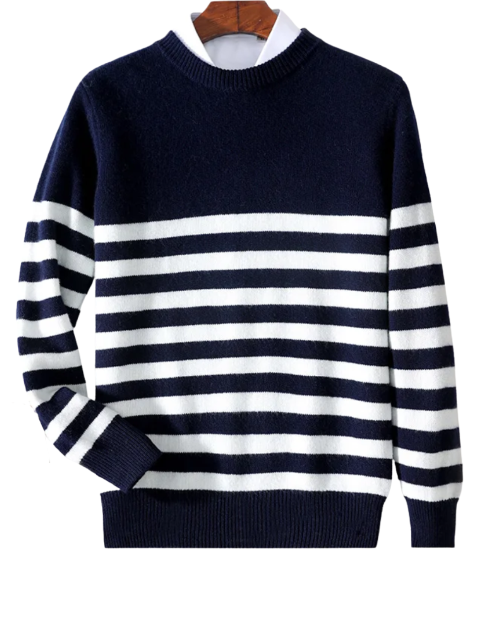 Jersey De Hombre De Lana Merino 100% Clásico