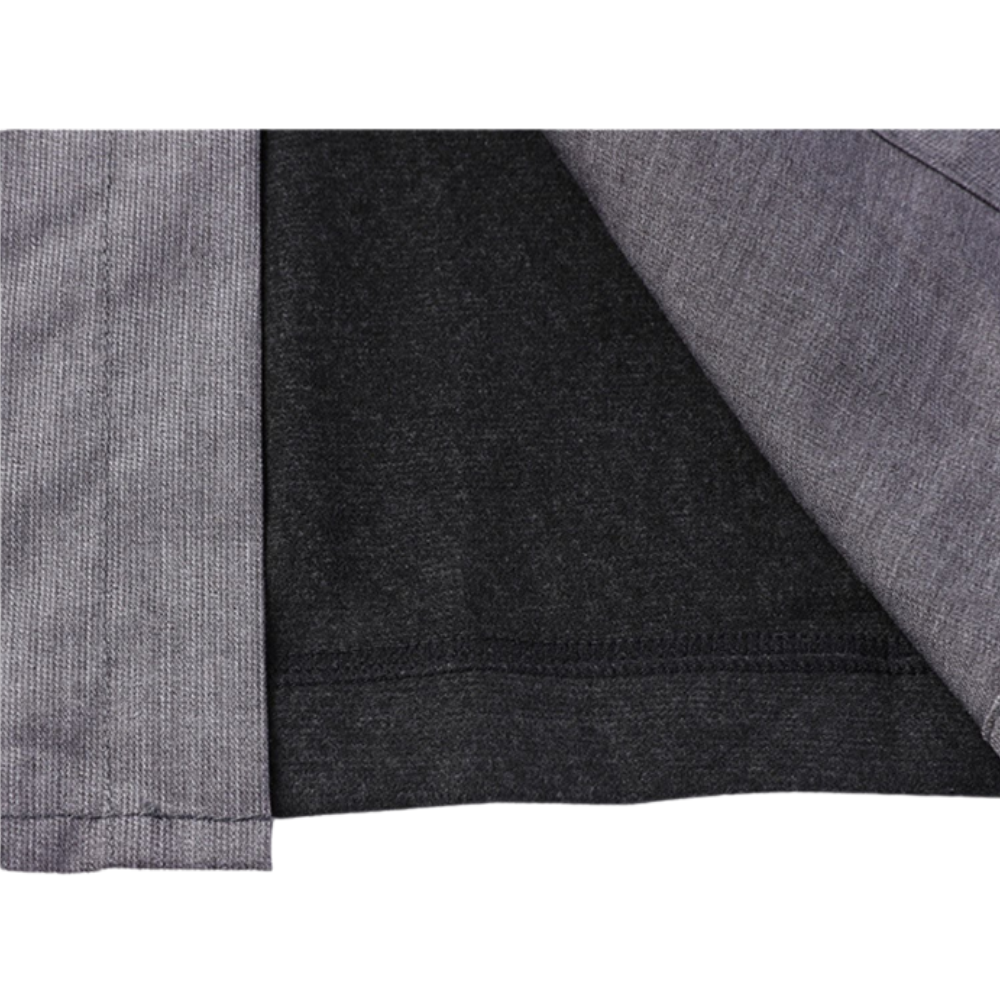 Herren-Cardiganhemd 2-in-1 aus Premium-Stoff