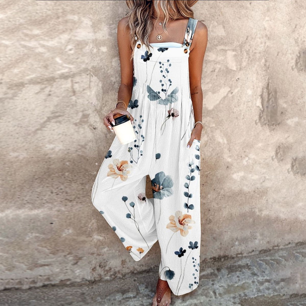 Esencia | Multicolor Solid Strap Jumpsuit