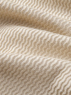 Conjunto Punto Jacquard Polo V y Pantalón Recto Acanalado