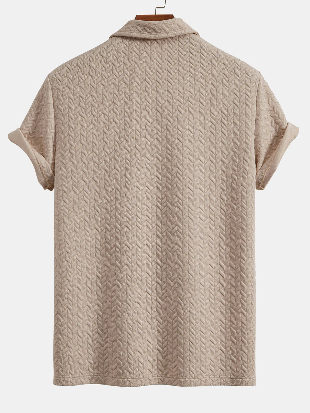 Conjunto Polo Y Pantalón Corto Jacquard Geométrico