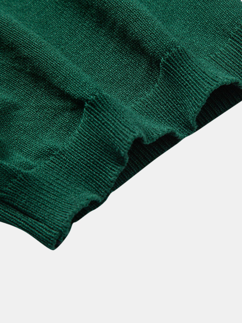 Conjunto Polo Punto Jacquard a Rayas y Pantalón Slim