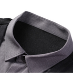 Herren-Cardiganhemd 2-in-1 aus Premium-Stoff