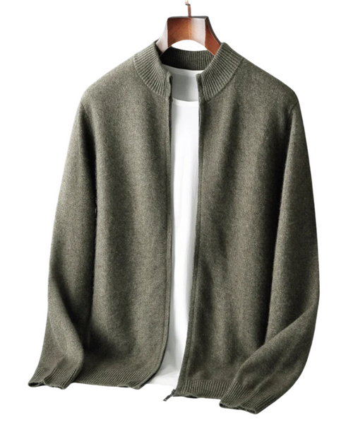 Cardigan Homme en Laine Mérinos – Style Classique