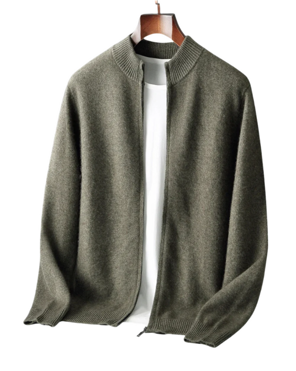 Herren-Cardigan aus Merinowolle – Klassischer Stil