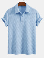 Conjunto Polo Y Pantalón Corto Jacquard Geométrico