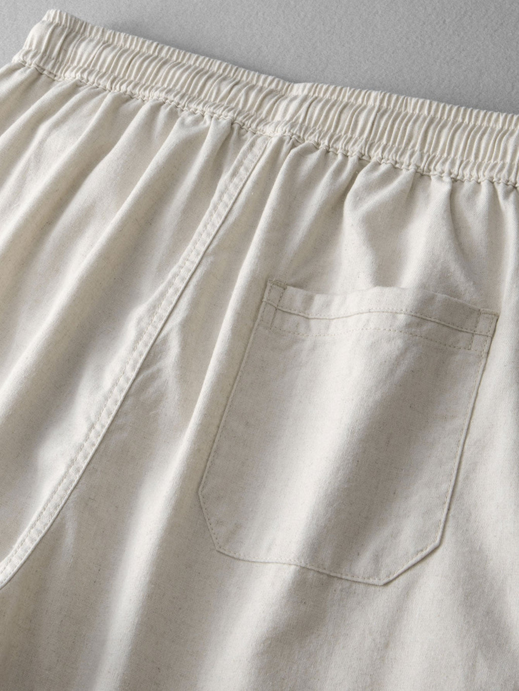 Conjunto Camisa Cubana Jacquard y Pantalón Recto de Lino