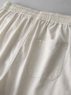 Conjunto Camisa Cubana Jacquard y Pantalón Recto de Lino