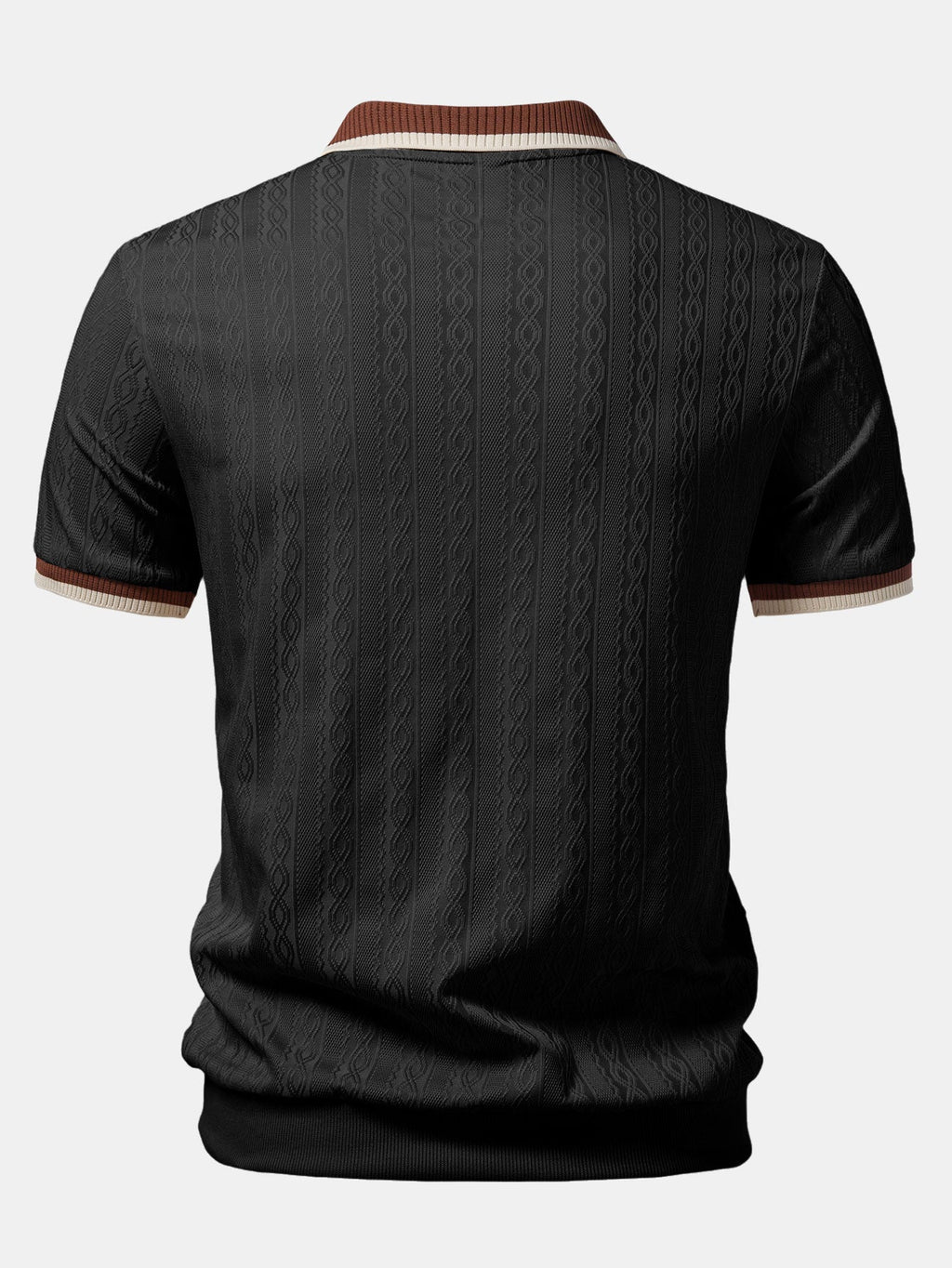 Conjunto Polo De Punto Con Cremallera Y Pantalón Slim