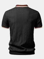 Conjunto Polo De Punto Con Cremallera Y Pantalón Slim