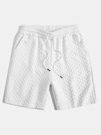 Conjunto Polo Y Pantalón Corto Jacquard Geométrico