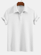 Conjunto Polo Y Pantalón Corto Jacquard Geométrico