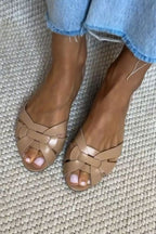 Serafina | Nature Braided Sandals