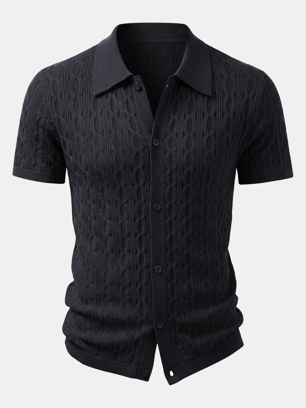 Conjunto Camisa Jacquard y Pantalón Slim Tapered