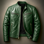 Chaqueta De Piel Vintage Para Hombre – Estilo Atemporal