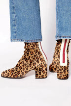 Botas De Tacón Bajo De Ante – Comodidad Diaria