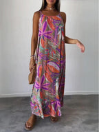 Vestido Floral Cómodo y Elegante para Mujer