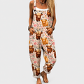 Etelvina | Mono de Tirantes Floral Naranja