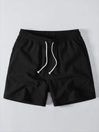 Conjunto Polo Crochet Rayas y Shorts Texturizados