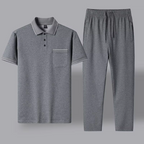Conjunto De Polo Para Hombre De 2 Piezas Elegante