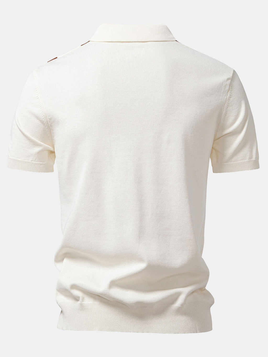 Conjunto Polo Jacquard Geométrico y Pantalón Slim Fit