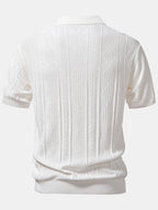 Conjunto Polo Punto Jacquard y Pantalón Slim Tapered