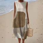 Helena™ | Summer Dress with Artistic Prints