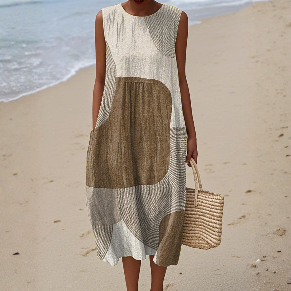 Helena™ | Summer Dress with Artistic Prints