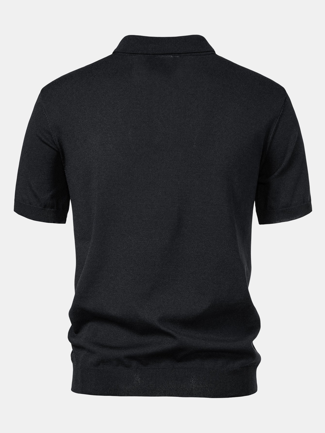 Conjunto Polo Punto Jacquard a Rayas y Pantalón Recto