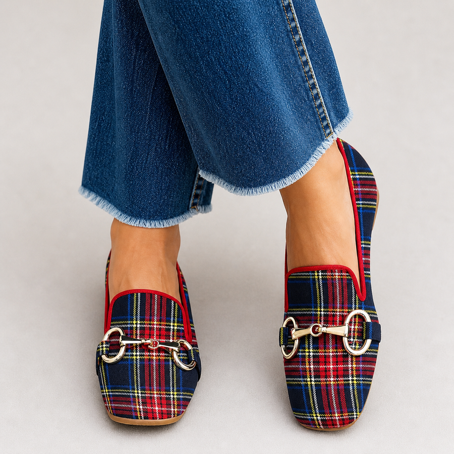 Mélani™ | Checkered Loafer