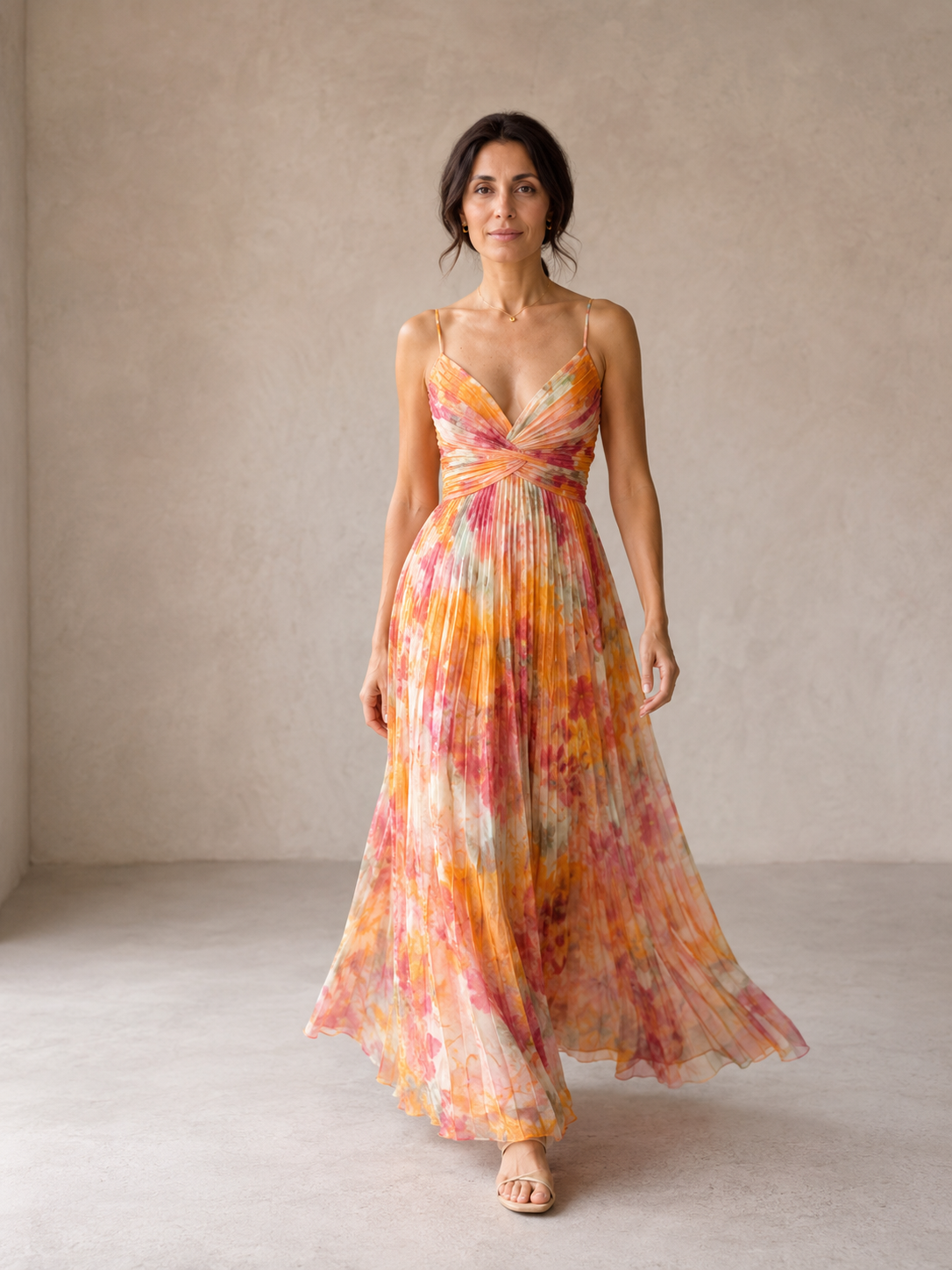 Giselle Floral Print Maxi Dress