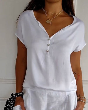 Sommerliches Damen-T-Shirt, gestrickt, leicht und elegant