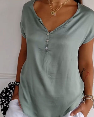 Sommerliches Damen-T-Shirt, gestrickt, leicht und elegant