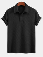 Conjunto Polo Y Pantalón Corto Jacquard Geométrico