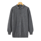 Polo De Hombre 100% Cachemira De Corte Entallado