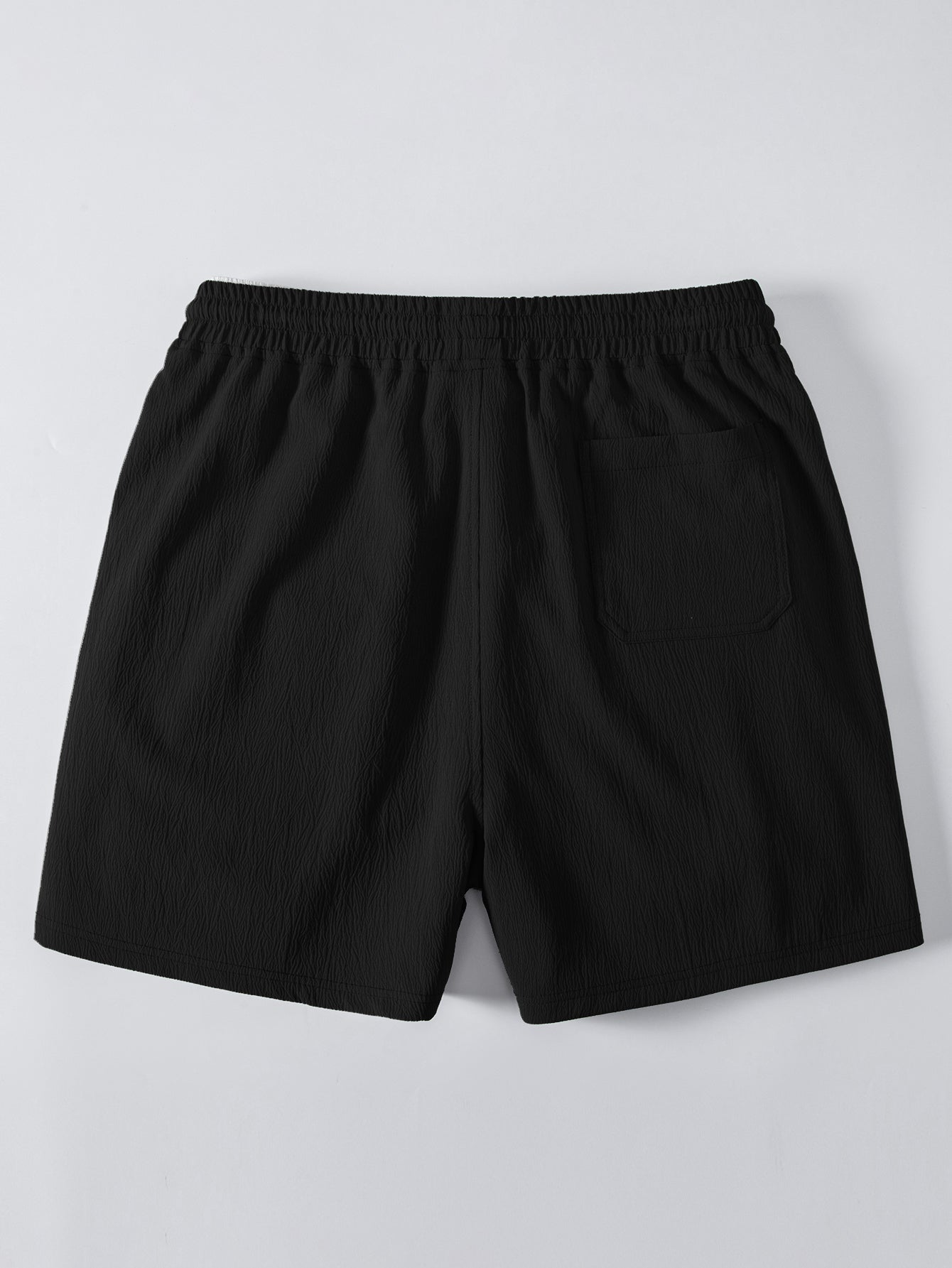 Conjunto Camisa Cubana Jacquard y Shorts Texturizados