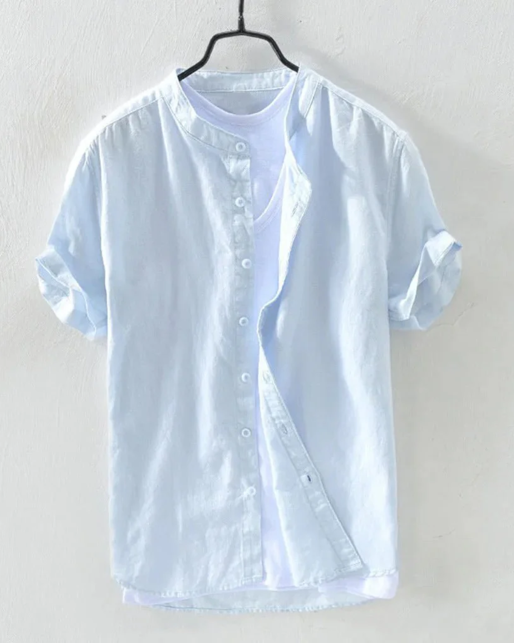 Camisa Aspen De Hombre Manga Corta Ajuste Entallado