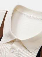 Conjunto Polo Jacquard Geométrico y Pantalón Entallado