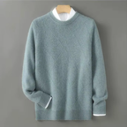 Jersey De Hombre De Cachemira Pura Corte Elegante