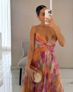 Giselle Floral Print Maxi Dress