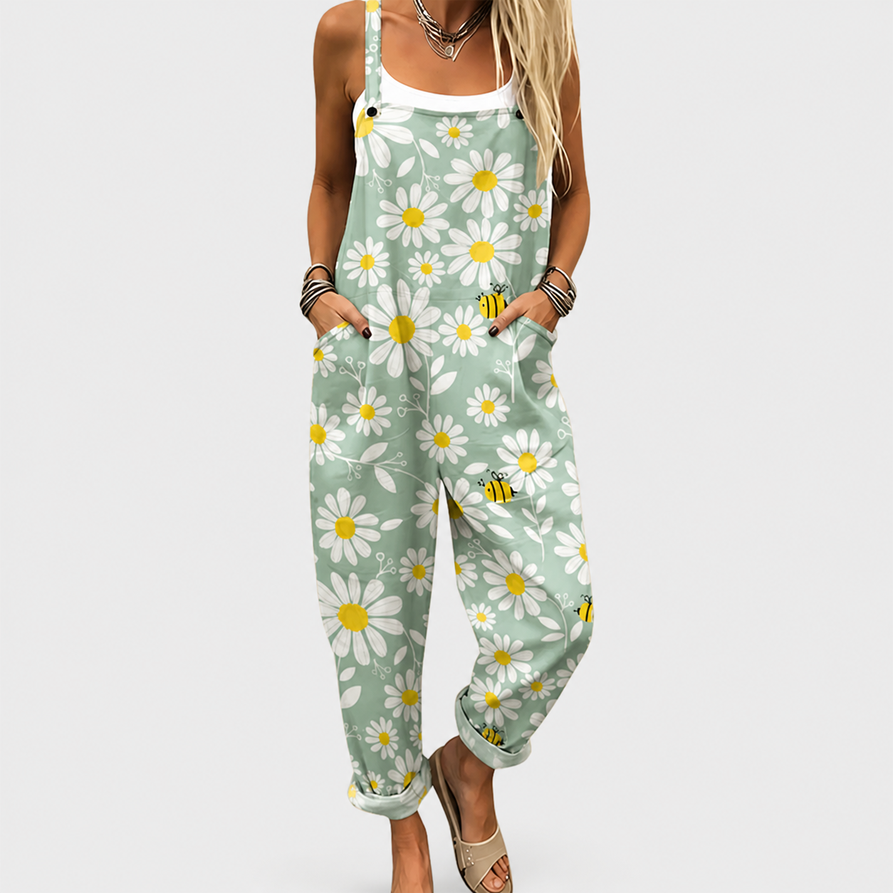 Esperanza | Timeless Print Strap Jumpsuit
