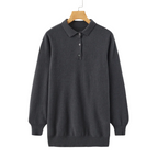 Polo De Hombre 100% Cachemira De Corte Entallado