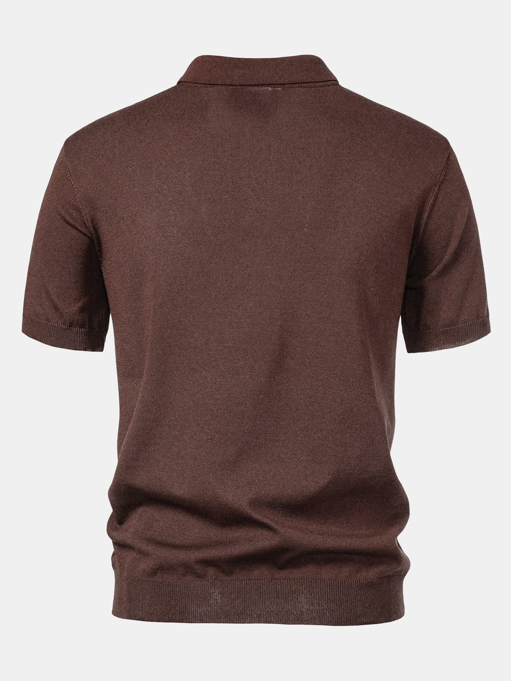 Conjunto Polo Punto Jacquard a Rayas y Pantalón Recto