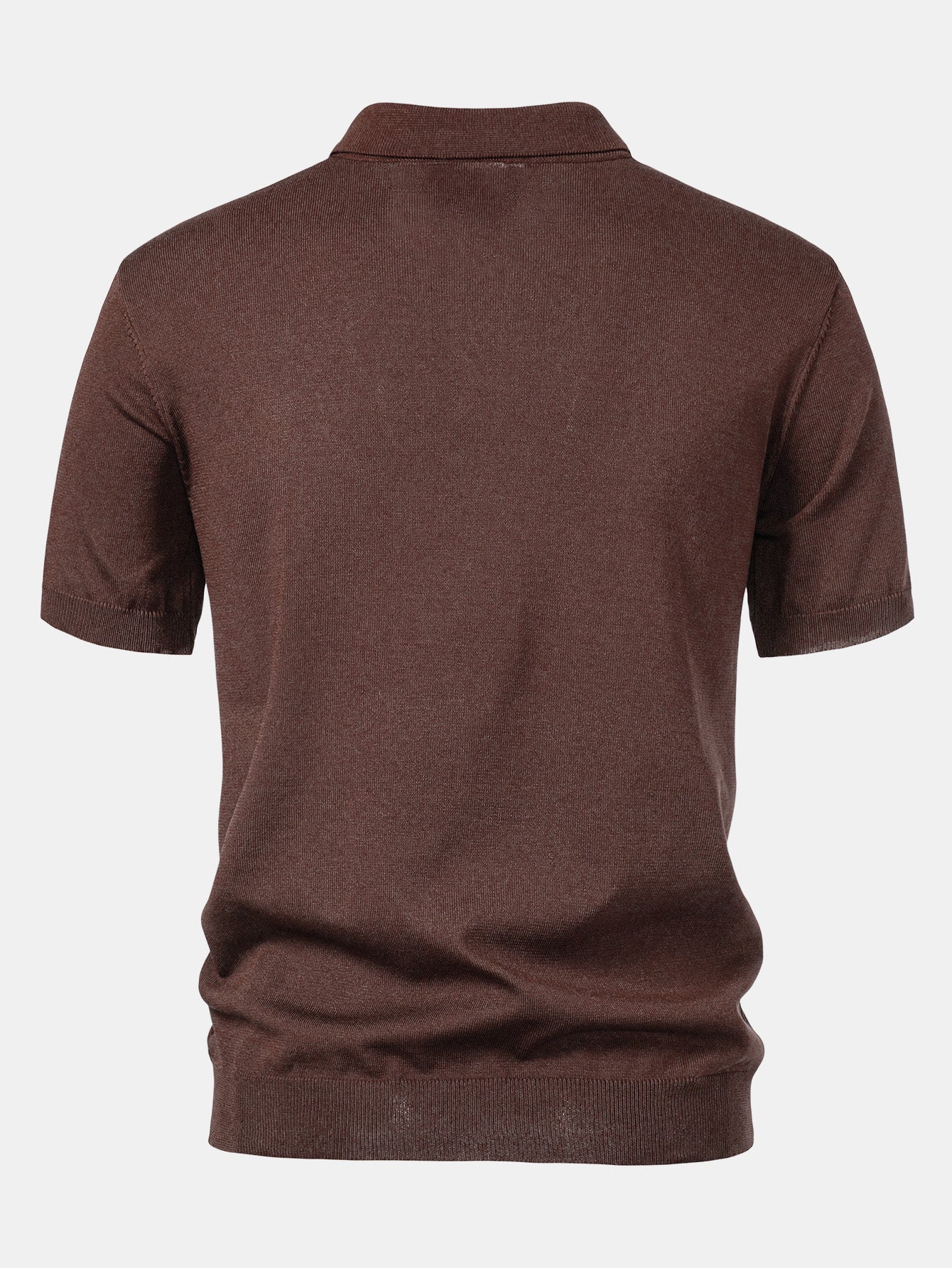 Conjunto Polo Punto Jacquard a Rayas y Pantalón Recto