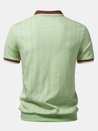 Conjunto Polo De Punto Con Cremallera Y Pantalón Slim