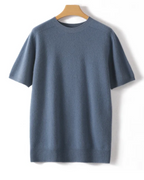 Camiseta De Lana Merina Hombre Ajuste Entallado