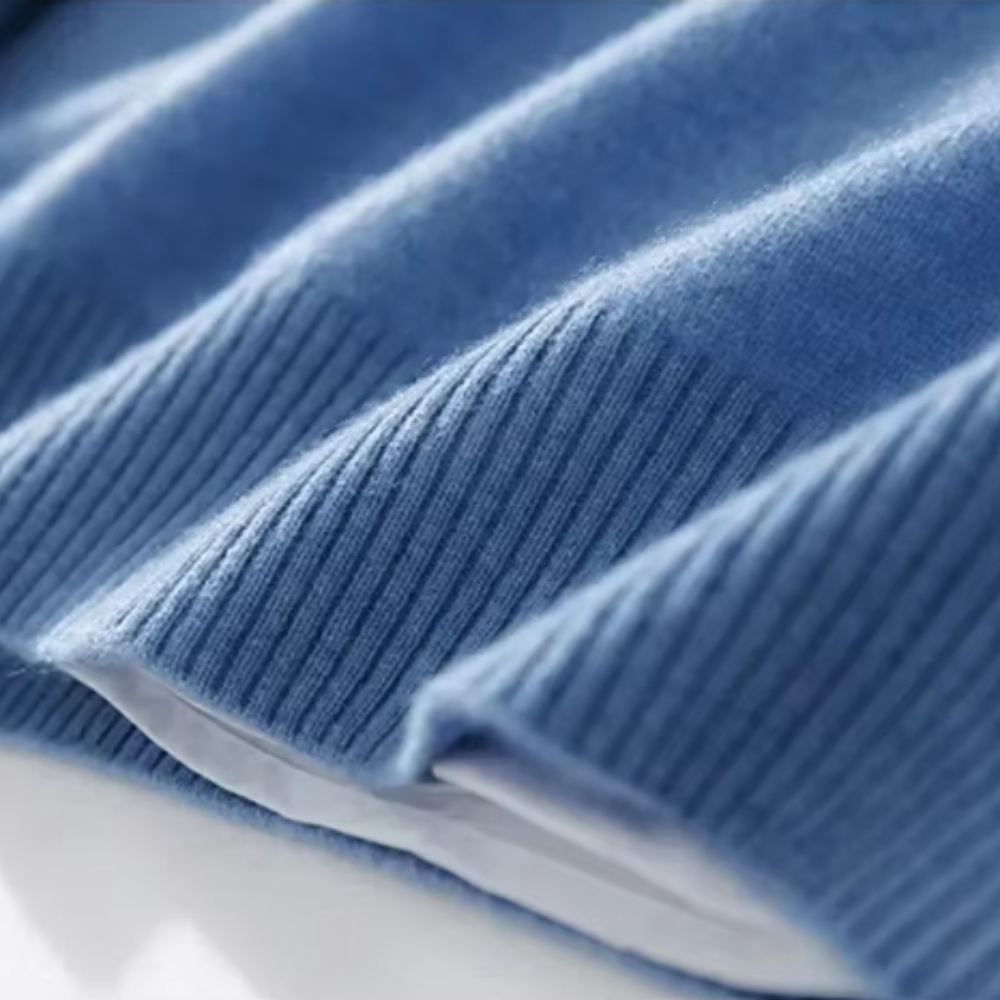 Jersey De Hombre De Cachemira Con Cuello En V Ajustado