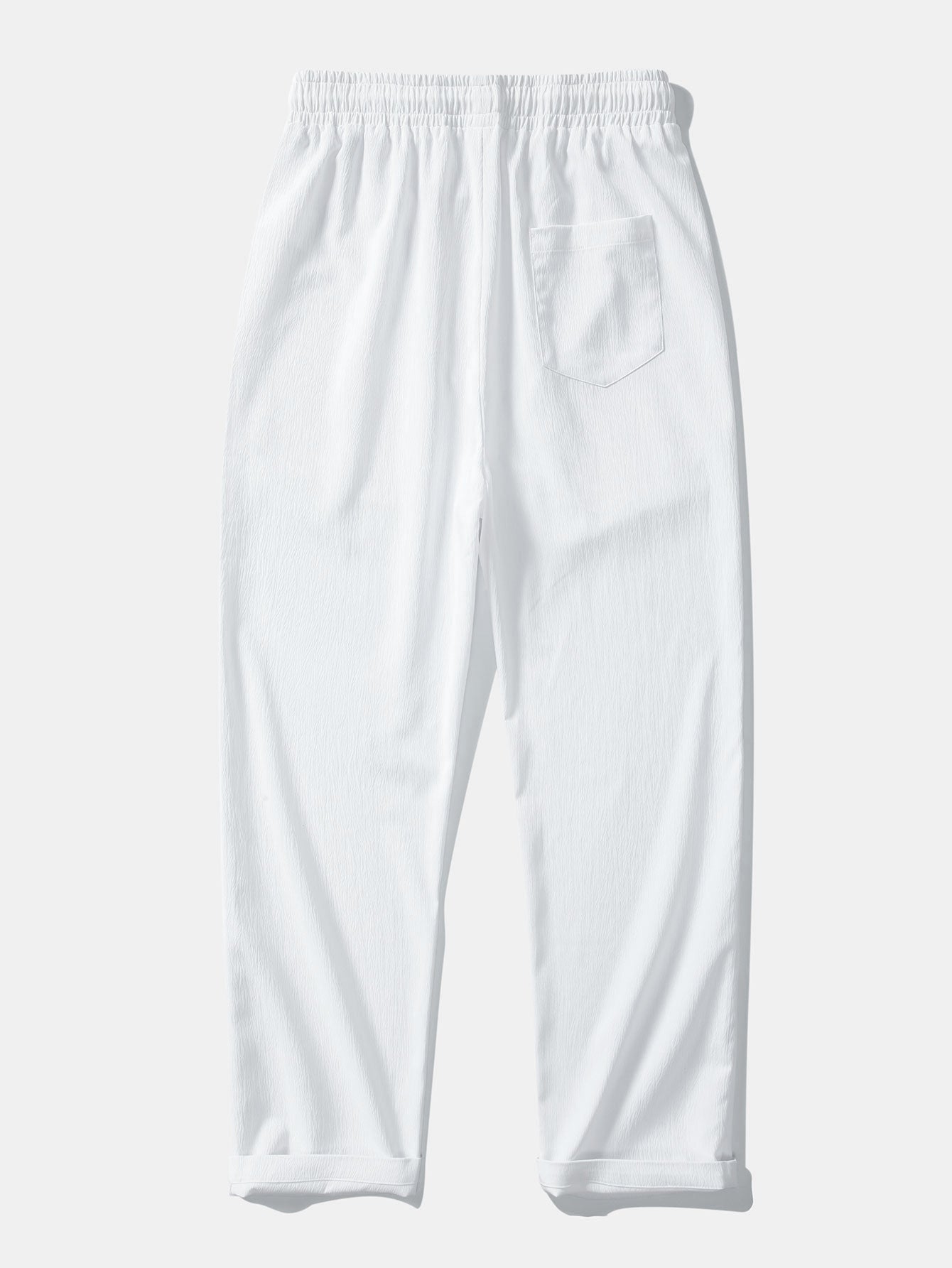 Conjunto Camisa Jacquard a Rayas y Pantalón Recto