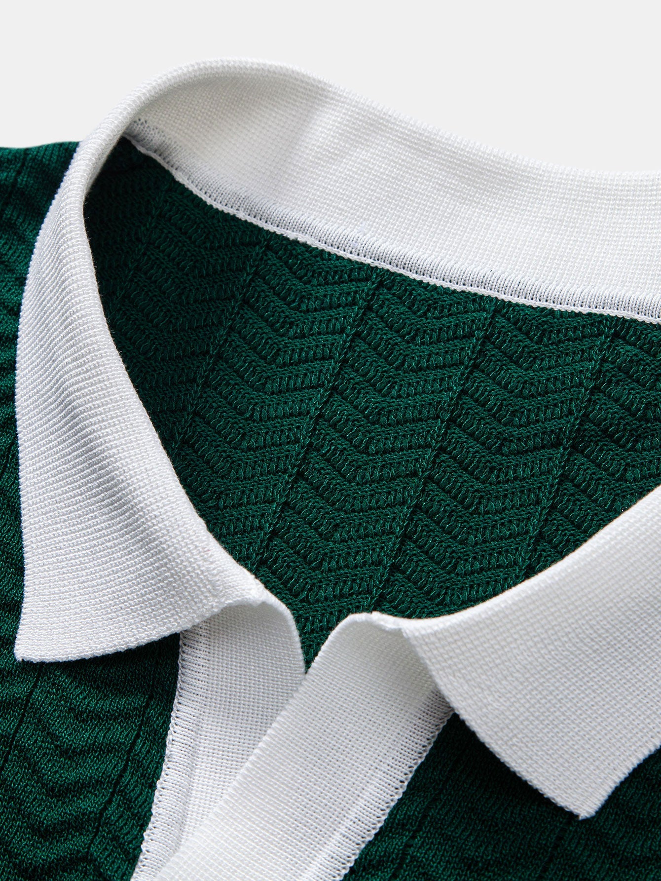 Conjunto De Punto Polo De Pico Y Pantalón Recto