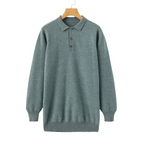 Polo De Hombre 100% Cachemira De Corte Entallado
